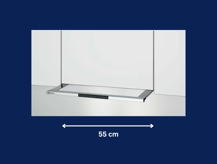 Einbau-Hauben-Breite 55 cm