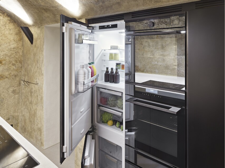 Kühlschrank, Gefrierschrank und Backofen