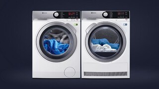 Animation montrant l’association parfaite des lave-linge et des sèche-linge AEG