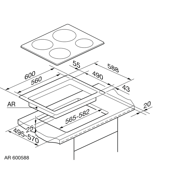 Electrolux - Zubehör - AR600/588