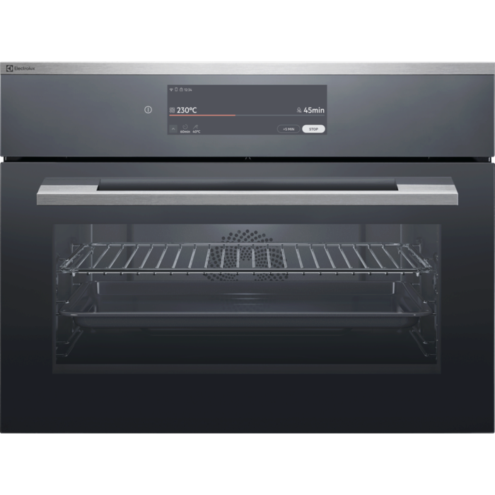 Forno da incasso Compact EURO Pirolisi BakingPlus Cromo
