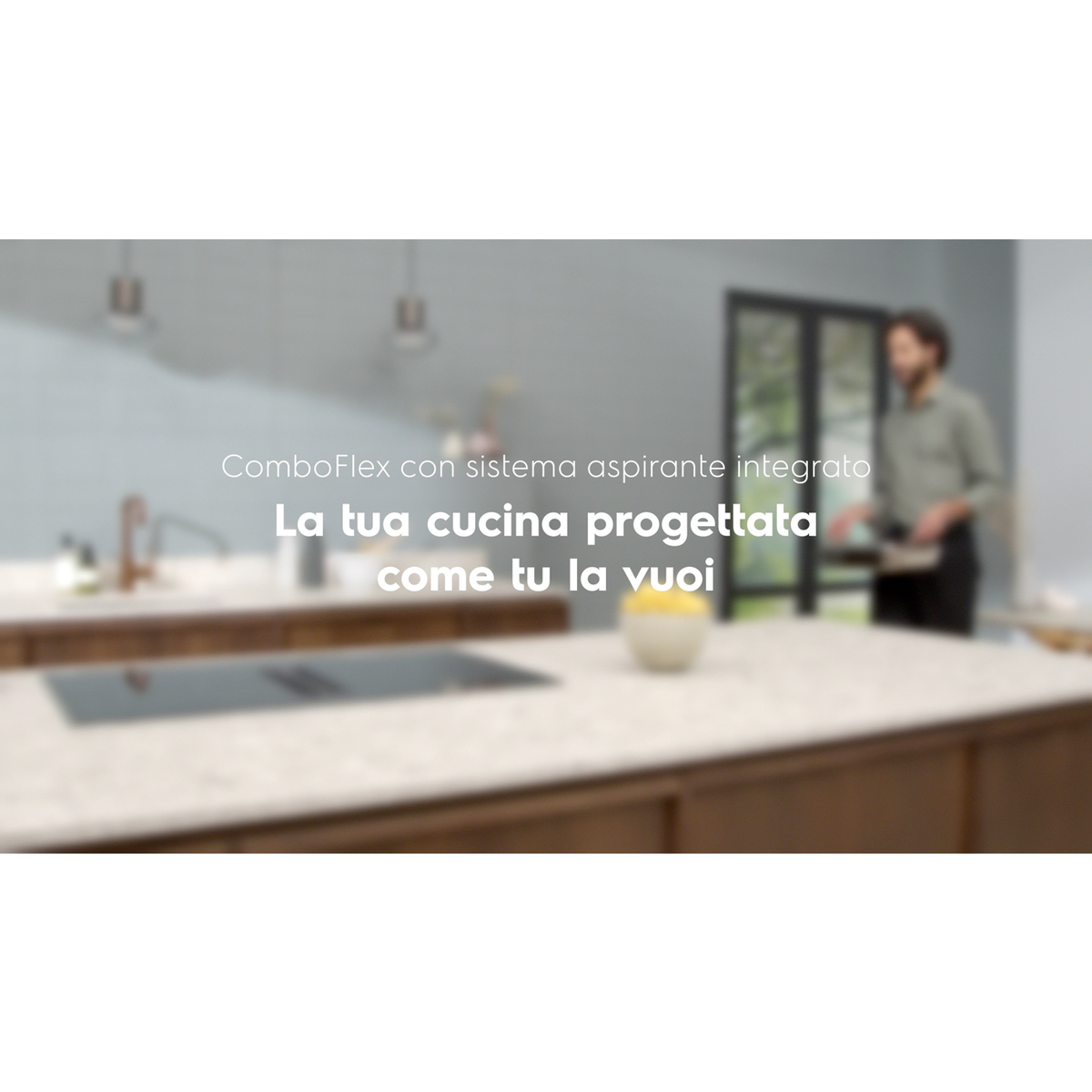 Electrolux - Aspirazione del vapore dal piano di cottura Combo - DMSL8340AO