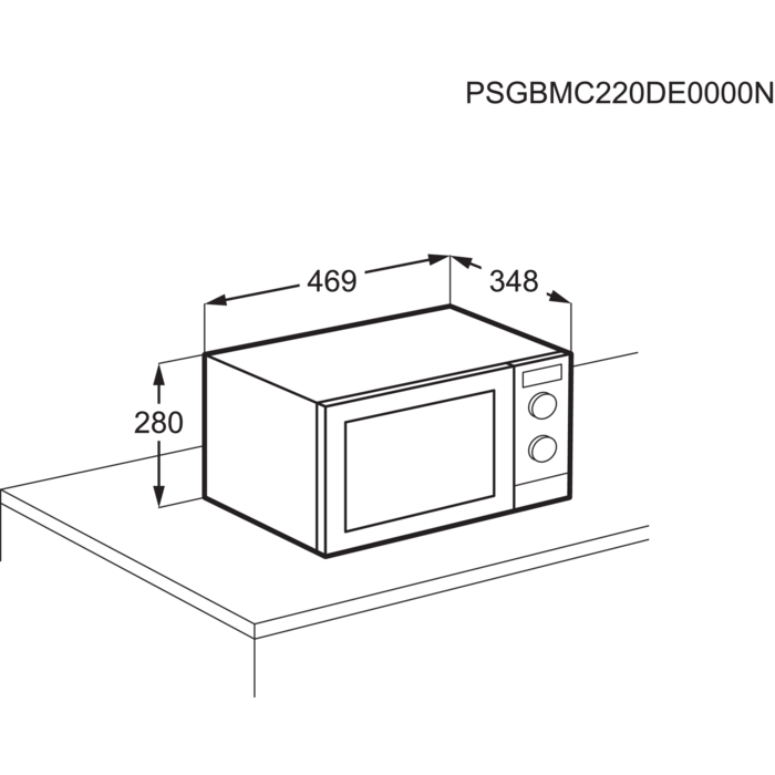 Electrolux - Freistehende Mikrowellen - FMW25EMGMS