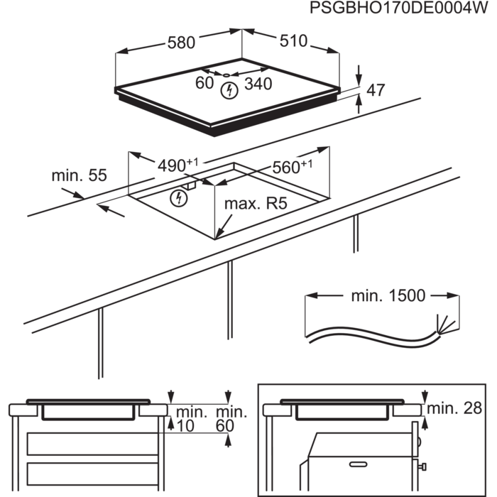 Electrolux -  - GK58TCO