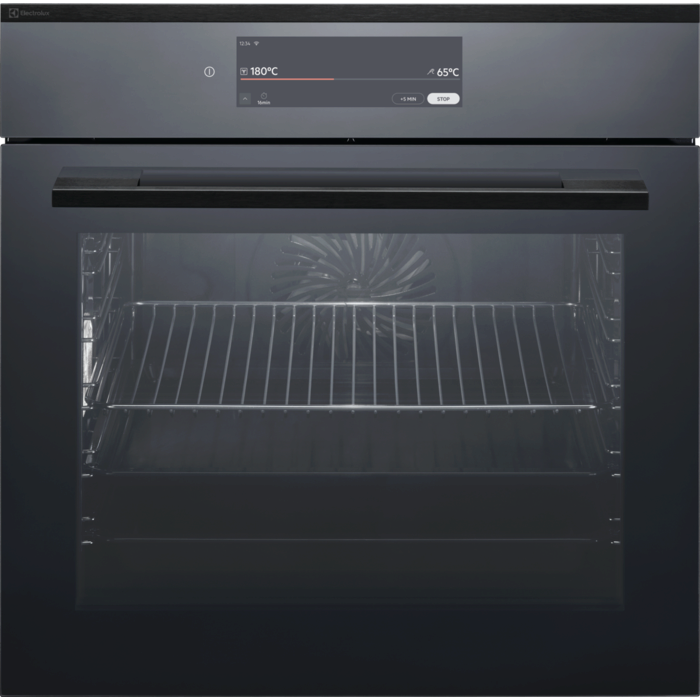 Einbaubackofen EURO Schwarz Spiegel