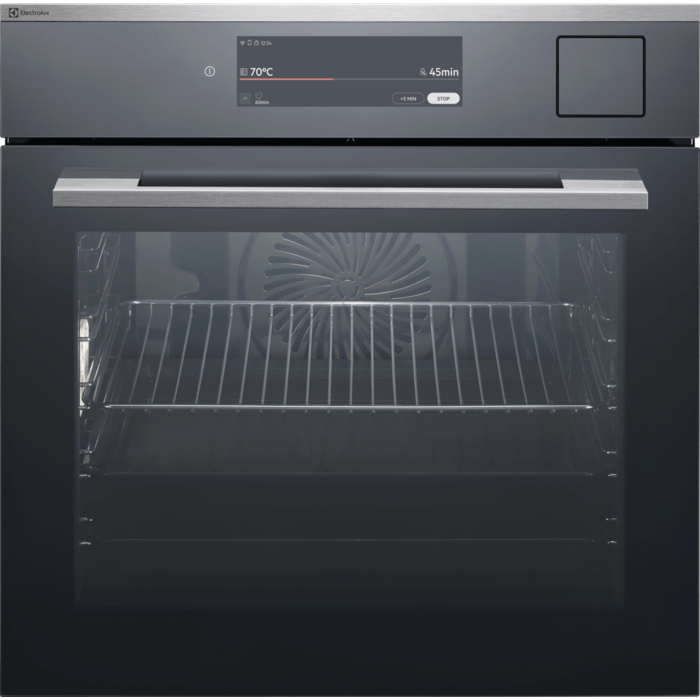 Einbaubackofen EURO Steam Multifunktions-Ofen Chrom