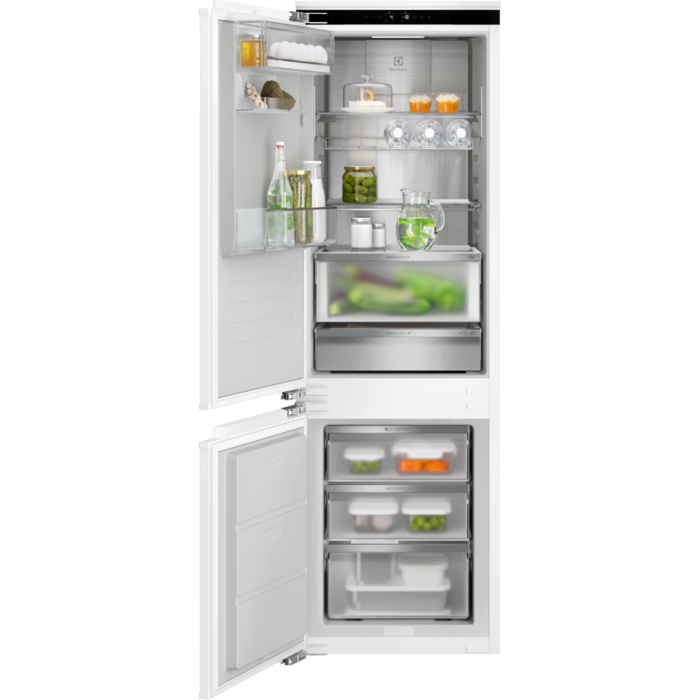 Combiné réfrigérateur / congélateur installation de porte fixe NoFrost 176.9 cm A