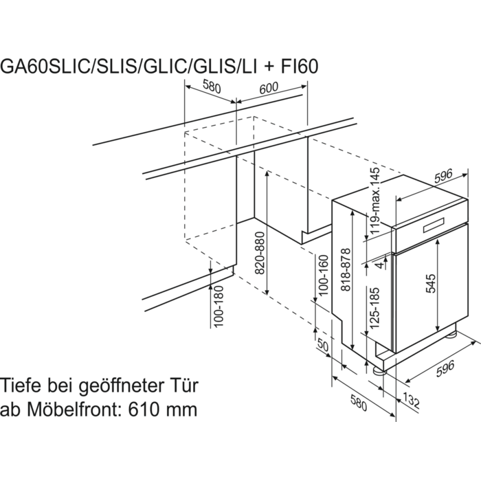 Electrolux - Geschirrspüler 60 cm - GA60SLISCN