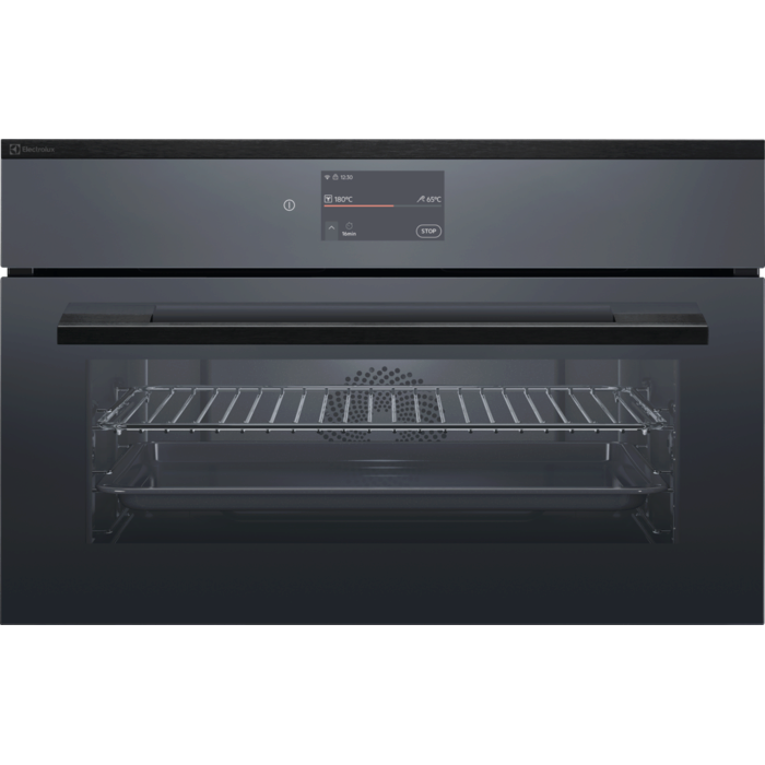 Einbaubackofen Compact EURO Schwarz Spiegel