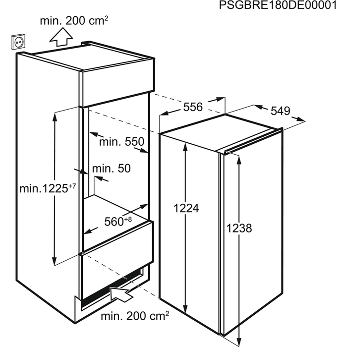 Electrolux - Einbau-Kühlgerät - IK2240CR