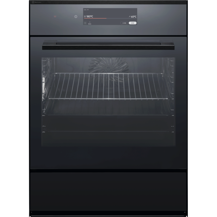 Einbaubackofen SMS Schwarz Spiegel