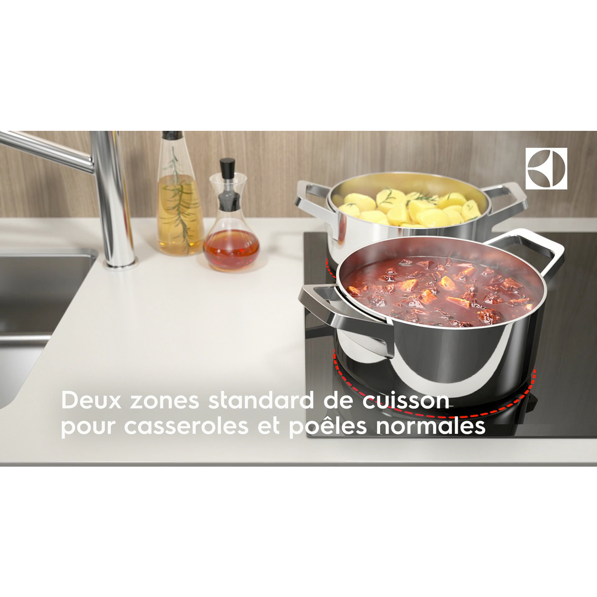 Electrolux - Plan de cuisson à induction - GK58IO