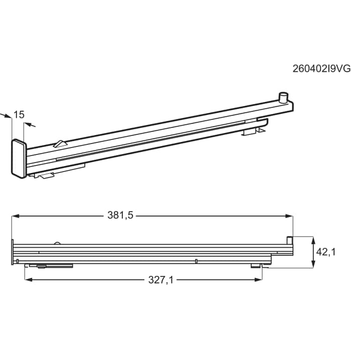 Installation Diagram with product measurements