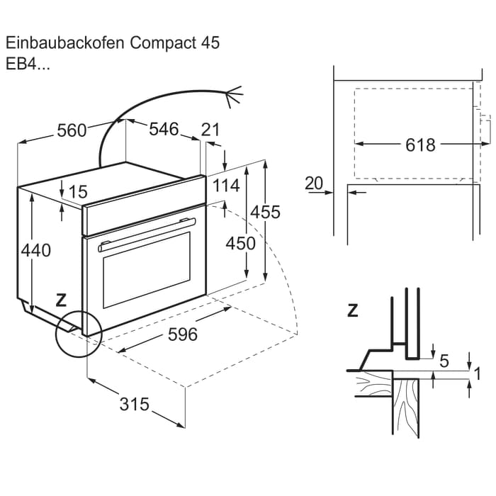 Electrolux - Backofen - EB4SL40SP