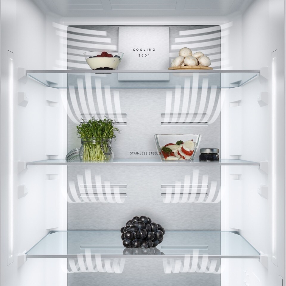 Intérieur d’un réfrigérateur Cooling 360 Intérieur d’un réfrigérateur Cooling 360