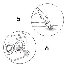 Wash the garment