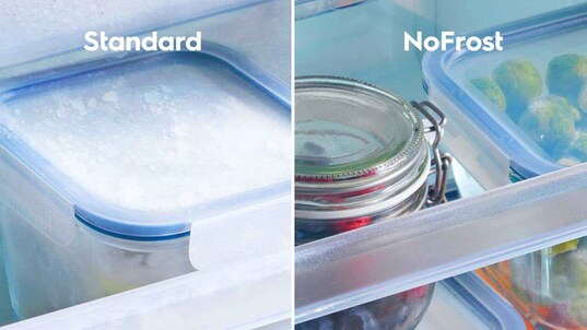 Comparaison entre NoFrost et la congélation standard
