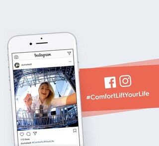 mobile with instagram on the display
