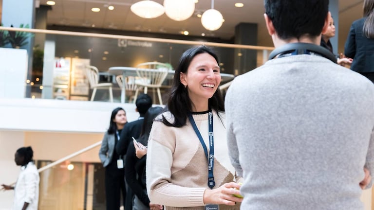 Les collaborateurs d'Electrolux en échange