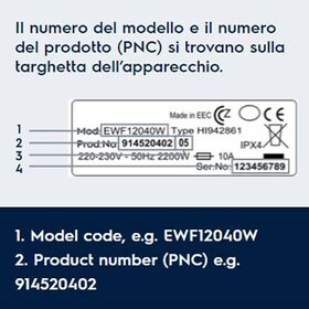 PNC Istruzione Electrolux